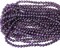 60PCS 6mm Natural Amethyst Gemstone Round Loose Beads Crystal Energy Stone Healing Power for Jewelry Making 1 Strand 15"